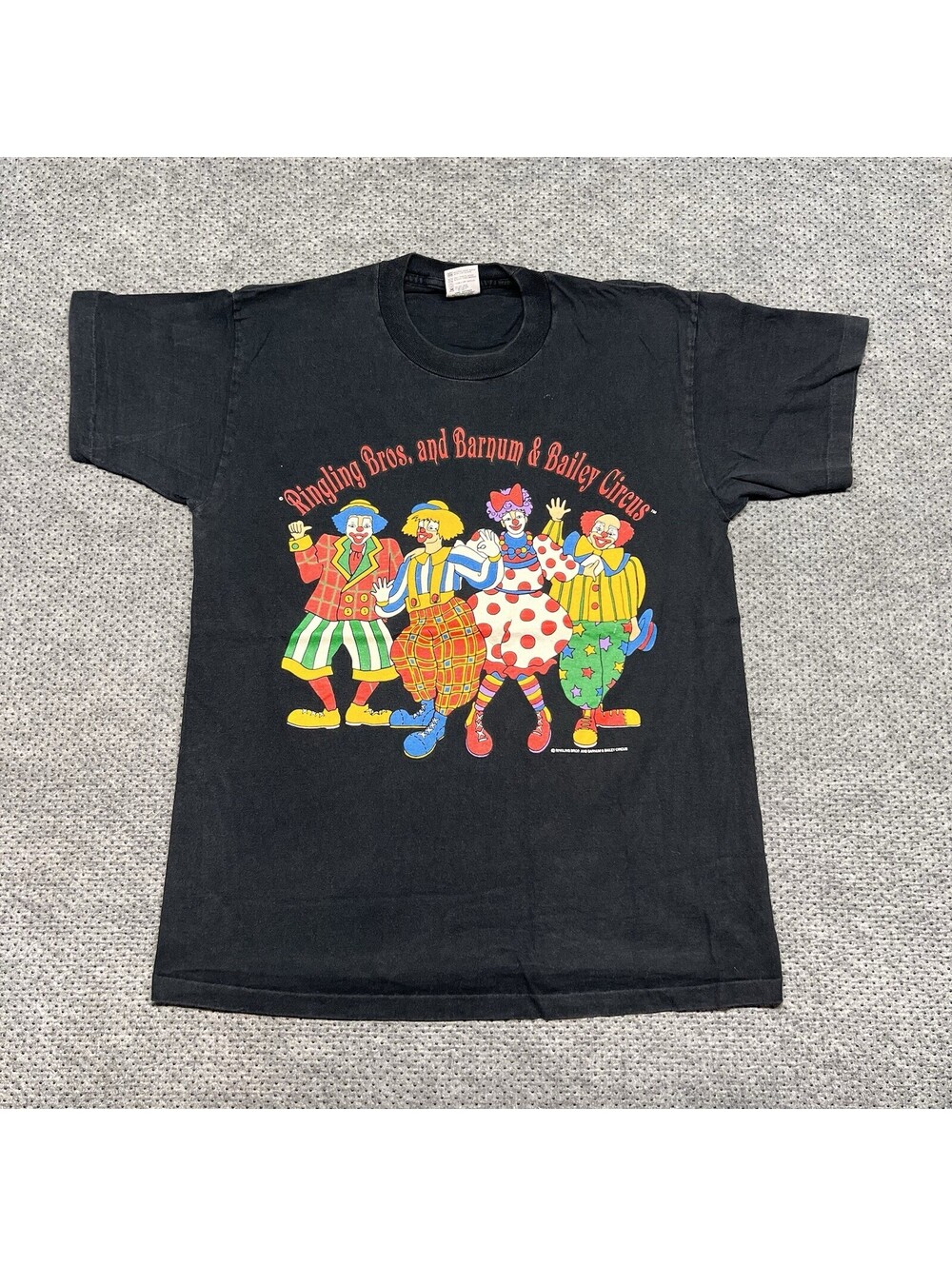 Vintage 90s Ringling Bros Barnum Bailey Circus Clown T-Shirt Large Rare Men’s